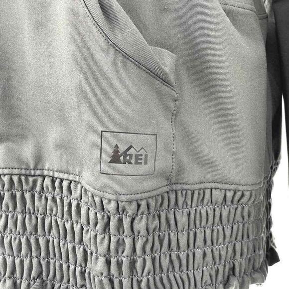 REI Jacket Womens Extra Large Gray Zip Up Long Sleeve Pockets Athletic Ladies - Picture 7 of 9